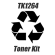 TK1264 Tech Remanufactured Kyocera TK-1264 Black Toner Kit / Cartridge